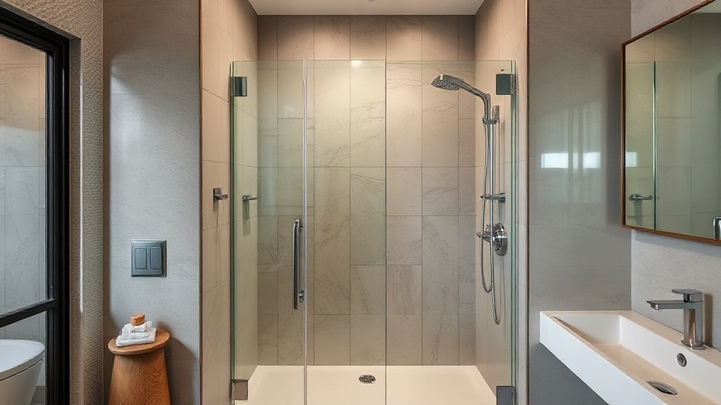 Hotový sprchový kout 90×90 v panelové koupelně